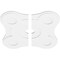Ekena Millwork Luna Architectural Grade PVC Contemporary Ceiling Medallion, Two Piece, 28"OD x 3"ID x 9 3/4"C x 1"P CMP28LA2-03000 - alternate 2